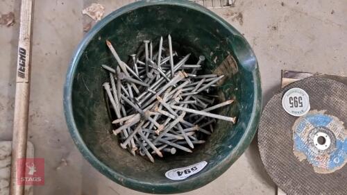 BUCKET OF NAILS