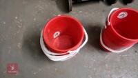 7 RED BUCKETS