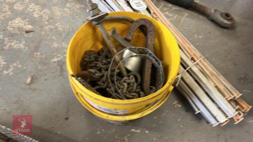 BUCKET OF IRONMONGERY