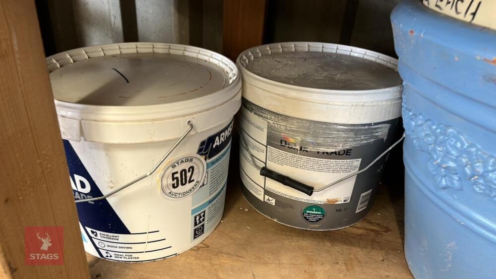 2 PART TUBS OF PAINT