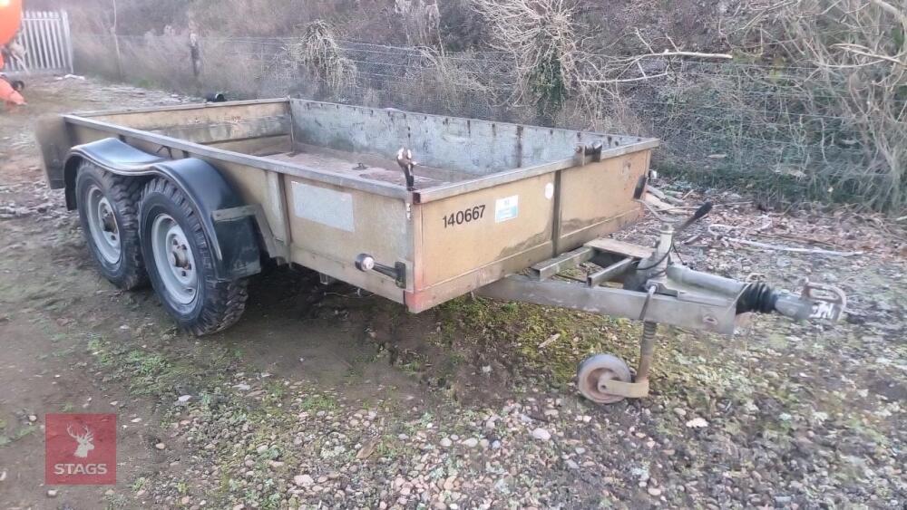 3.4M X 1.8M TWIN AXLE TRIALER