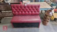 LEATHER BENCH SEAT