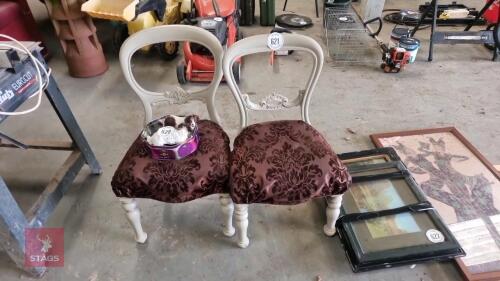 PAIR OF CHAIRS