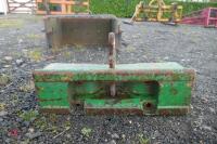 FRONT END JOHN DEERE WEIGHT BLOCK - 2