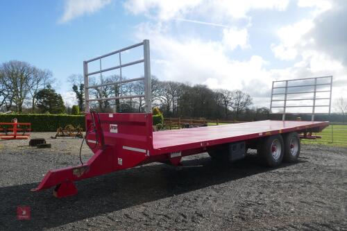 2018 28' PORTEQUIP BALE TRAILER