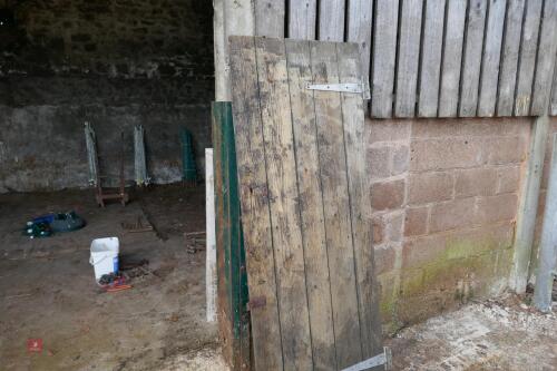 WOODEN SHED DOOR
<br/>