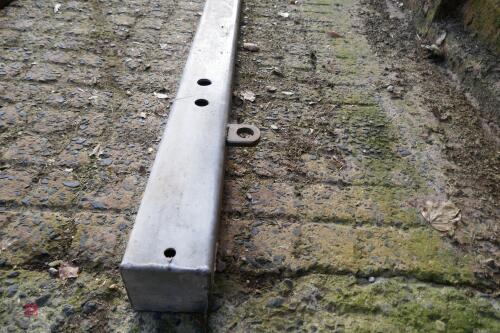 GALVANISED 6' 7'' RECEIVING GATE POST<br/>