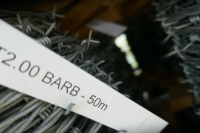 10 ROLLS OF BRAND NEW 50M BARBED WIRE - 2