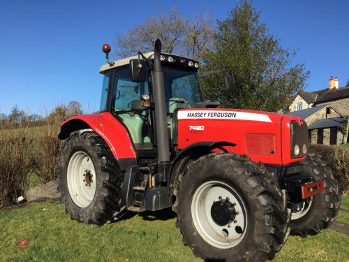 2004 MASSEY FERGUSON 7490 4WD TRACTOR