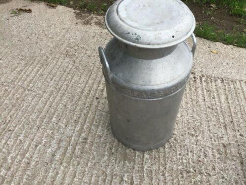 ALUMINIUM MILK CHURN