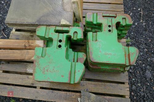 10 X 40KG JOHN DEERE FRONT WEIGHTS