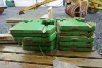 10 X 40KG JOHN DEERE FRONT WEIGHTS - 5