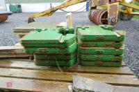 10 X 40KG JOHN DEERE FRONT WEIGHTS - 6