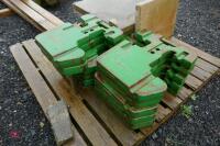 10 X 40KG JOHN DEERE FRONT WEIGHTS - 7