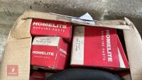 7 BOXS OF HOMELITE CHAINSAW SPARE PARTS - 16