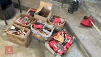 7 BOXS OF HOMELITE CHAINSAW SPARE PARTS - 25