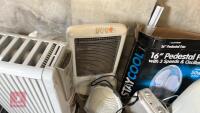 5 HEATERS, 2 FANS DEHUMIDIFIER AND RADIO - 6