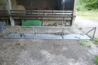 12FT GALVANISED WALL MOUNTED HAY RACK - 5