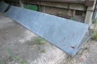 12FT GALVANISED WALL MOUNTED HAY RACK - 8