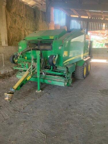 2011 JOHN DEERE 744 COMBI BALER & WRAPPER