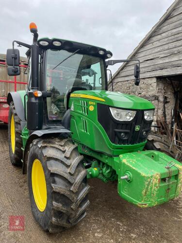 2019 JOHN DEERE 6130R 4WD TRACTOR