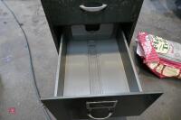 3 DRAWER METAL FILING CABINET - 4