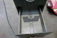 3 DRAWER METAL FILING CABINET - 5