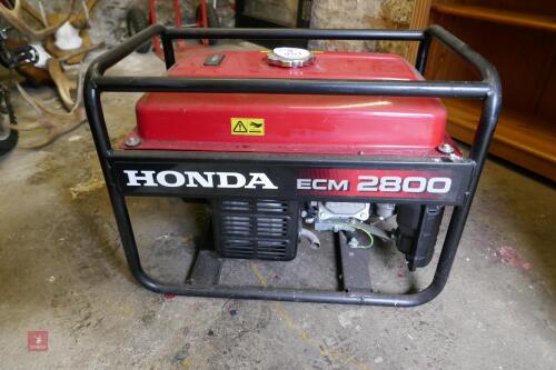 HONDA ECM 2800 GENERATOR