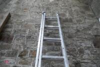 APPROX 18' EXTENDING AL LADDER - 5