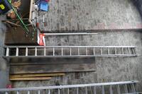 SET OF 30' EXTENDING AL LADDER