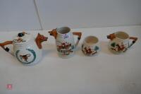 FOX HUNTING THEME TEA POT