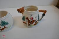 FOX HUNTING THEME TEA POT - 3