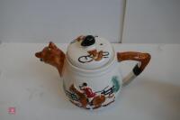 FOX HUNTING THEME TEA POT - 4