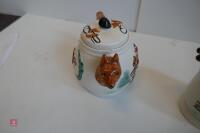 FOX HUNTING THEME TEA POT - 9