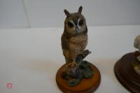 BOX OF 6 OWL ORNAMENTS - 2