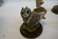 BOX OF 6 OWL ORNAMENTS - 6