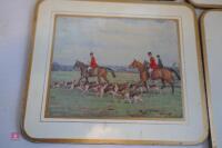 6 X HUNTING SCENE TABLE MATS - 2