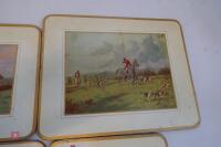 6 X HUNTING SCENE TABLE MATS - 7