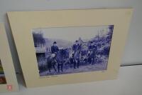 2 MOUNTED HUNTING SCENE PHOTOS - 3