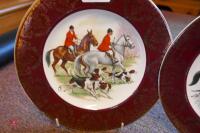 PAIR OF CROWN DUCAL HUNTING SCENE PRINTS - 2