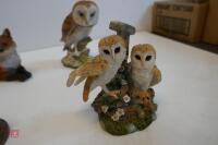 BOX OF 9 WILDLIFE ORNAMENTS - 10