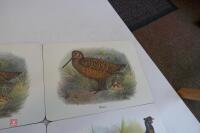 6 X GAMEBIRD SCENE TABLE MATS - 6