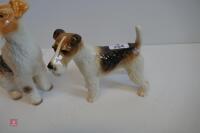 2 X CHINA FOX TERRIER ORNAMENTS - 3