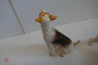 2 X CHINA FOX TERRIER ORNAMENTS - 4