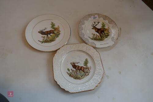 3 X DIFFERENT STAG SCENE PLATES