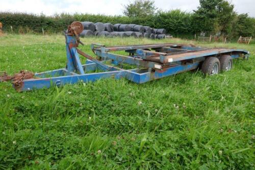 TWIN AXLE 14' CAR TRANSPORT TRAILER