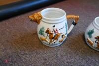 FOX HUNTING THEME TEA POT - 6