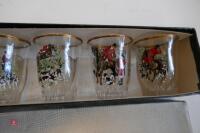 SET OF 6 DECORATIVE HUNT SCENE GLASSES - 2