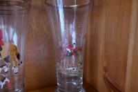 SET OF 5 TALL HUNTING SCENE GLASSES - 2