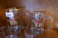 GLASS PINT & HALF PINT TANKARDS - 5